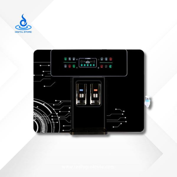 Crystal 5 Stages 75 GPD Hot, Cold, Normal RO Water Purifier (Black)