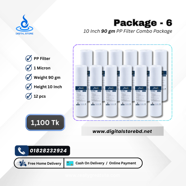 Combo Package 6 - 10" PP Filter (90gm) 12ps