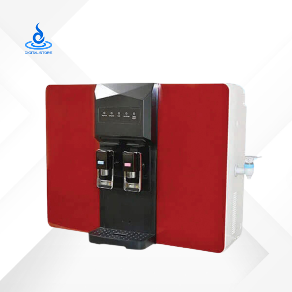 Heron Max 5 Stages 75 GPD Hot, Normal RO Water Purifier (Red)
