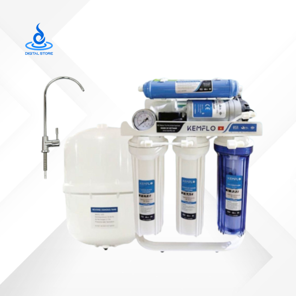 Kemflo KMRO-100SG 7 Stages 100 GPD RO Water Purifier (Stand with Meter) Vietnam
