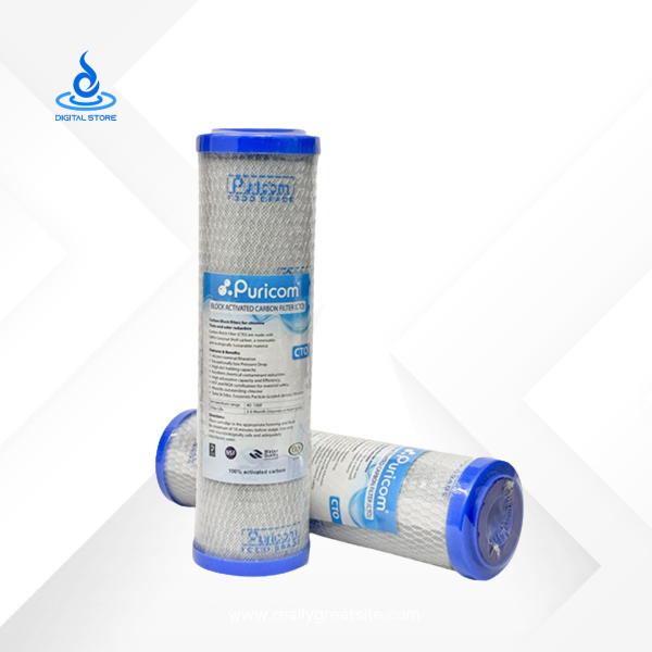 Puricom CTO/Net Carbon Filter 10"
