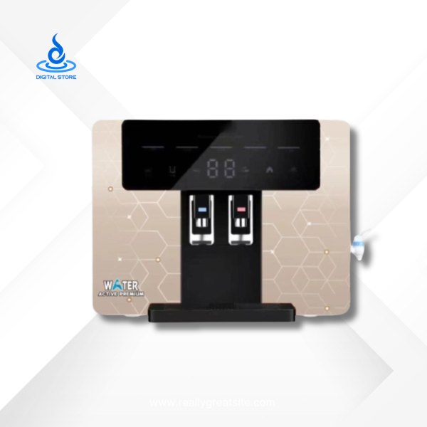 Water Active 5 Stages 100 GPD Hot, Cold, Normal RO Water Purifier (Golden)