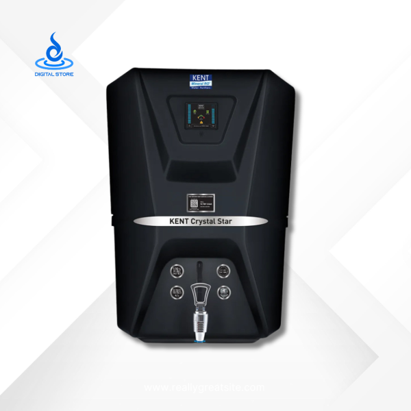 Kent Crystal Star 8 Stages 100 GPD RO Water Purifier (Black)