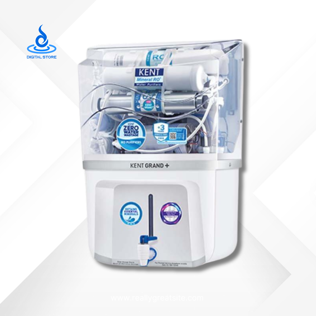 Kent Grand Plus White Kent Grand Plus 8 Stages 100 GPD RO Water Purifier (White) - Image 1
