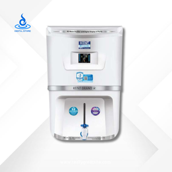 Kent Grand Star 8 Stages 100 GPD RO Water Purifier (White)