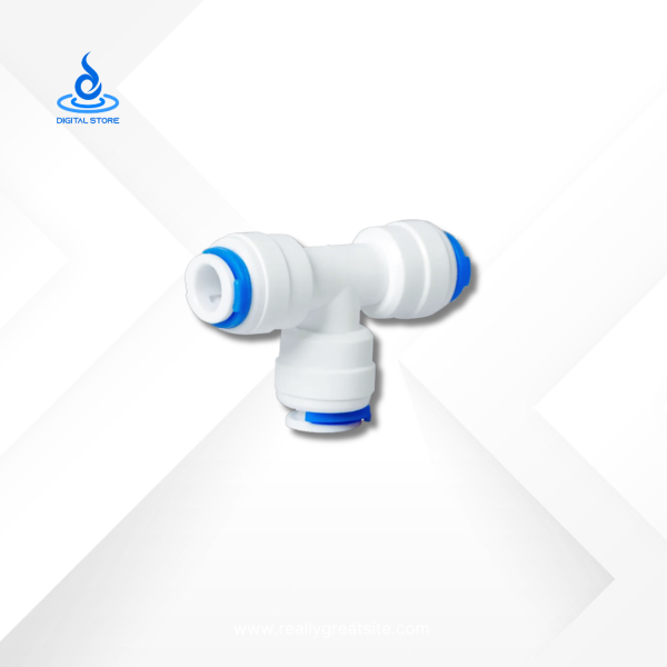 Quick Connector 'T' Type Tube 1/4" ~ Tube 1/4" ~ Tube 1/4"